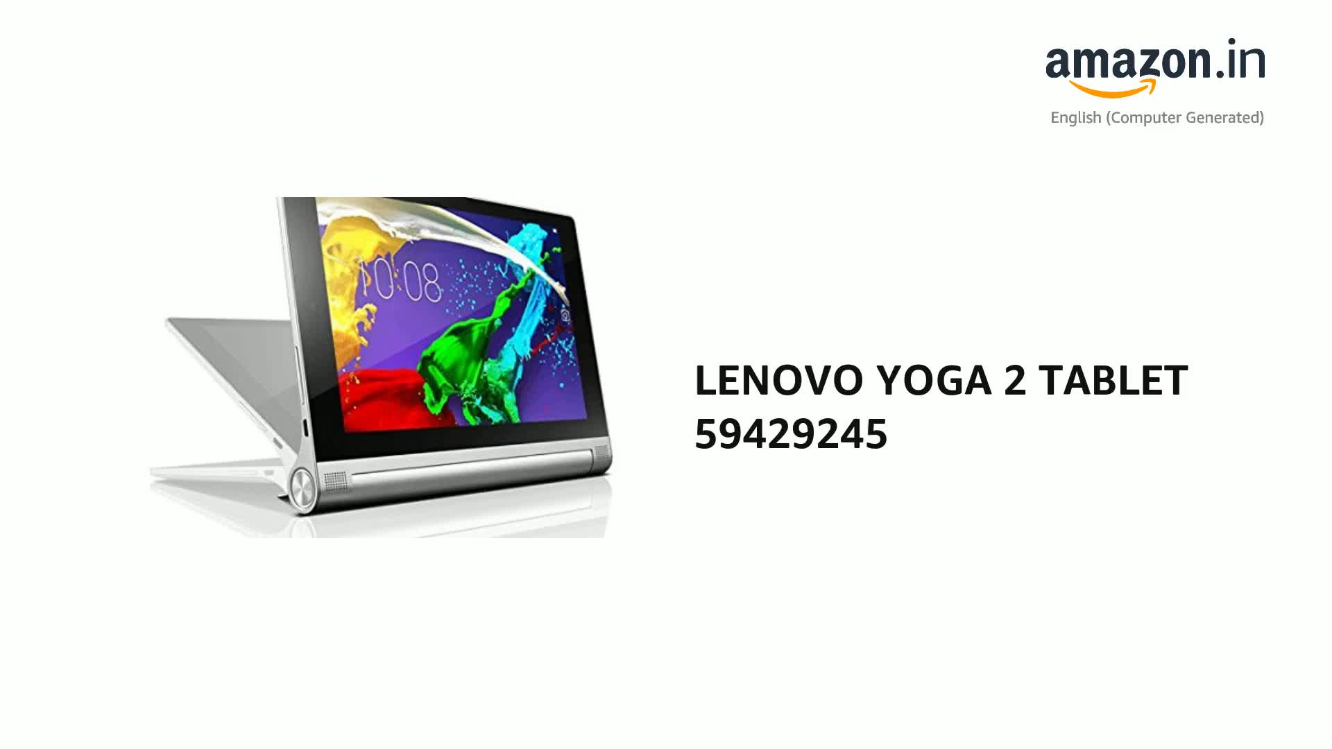 LENOVO Yoga 2 Tablet 59429245 : Amazon.in: Electronics
